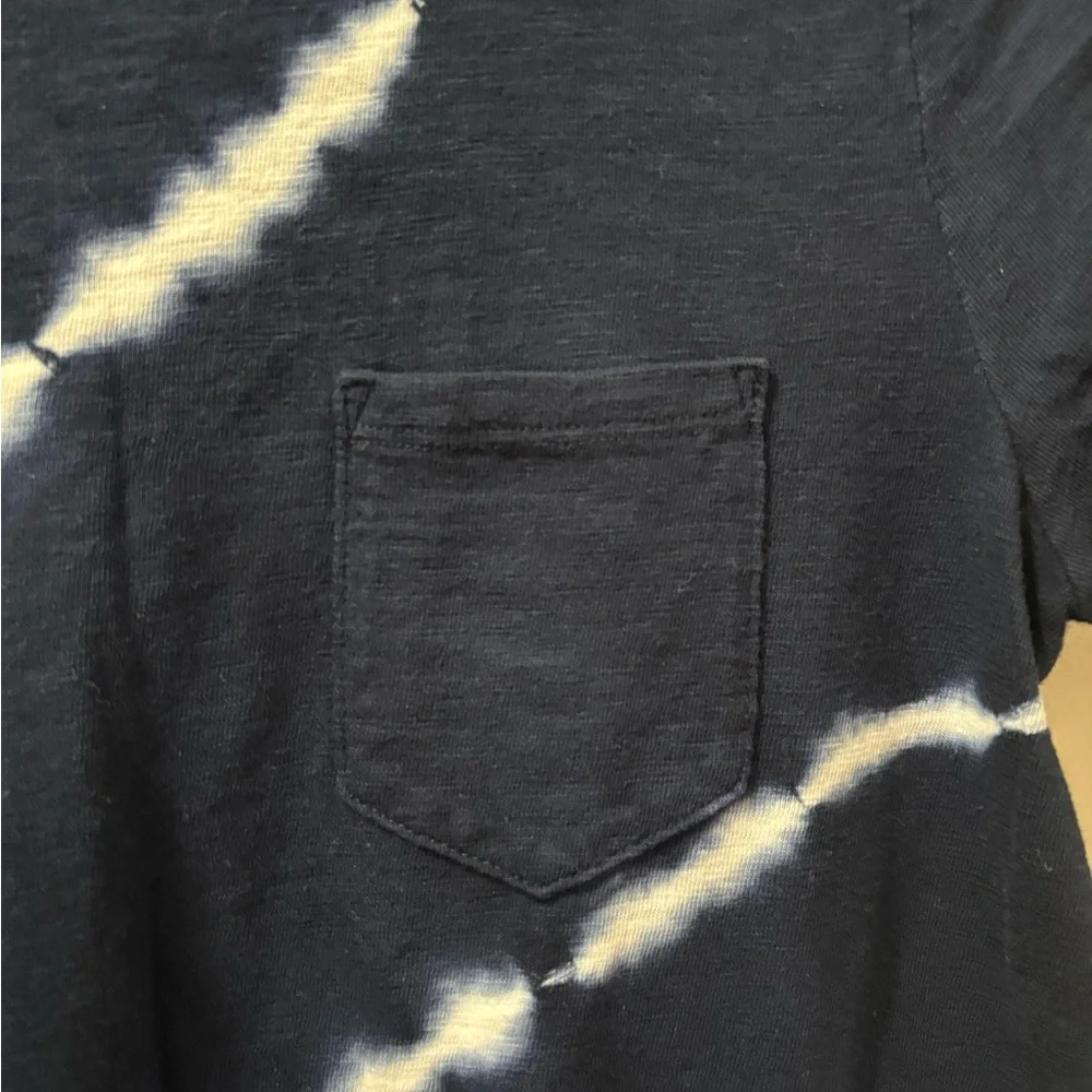 GAP Blue and White Casual Midi T-Shirt Dress - Picture 2 of 4